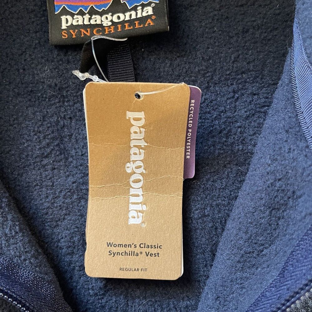 Patagonia Better Sweater Vest Blue Classic Navy Women's Medium SalesLoft - Picture 6 of 11